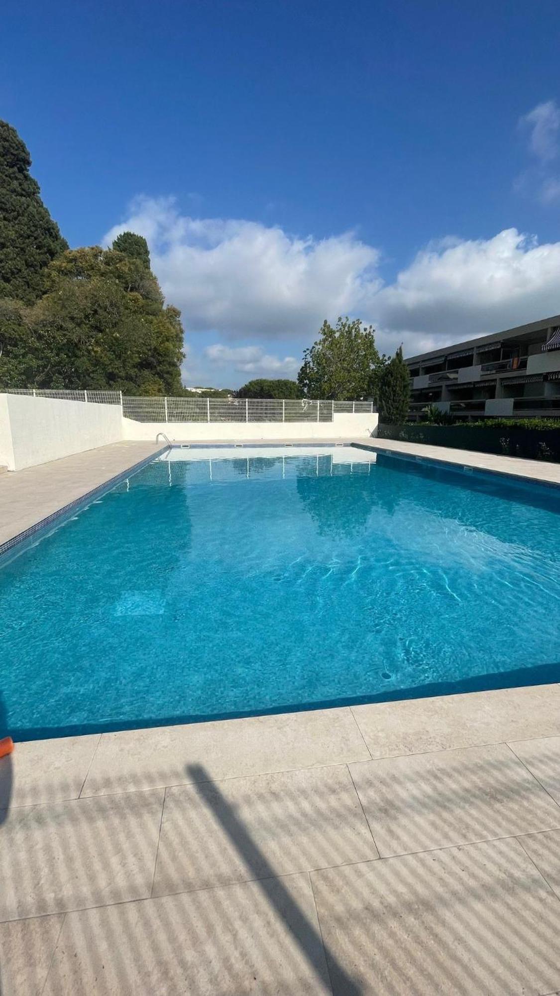 Joli Studio Vue Mer, Piscine, Tennis, Parking Antibes Esterno foto